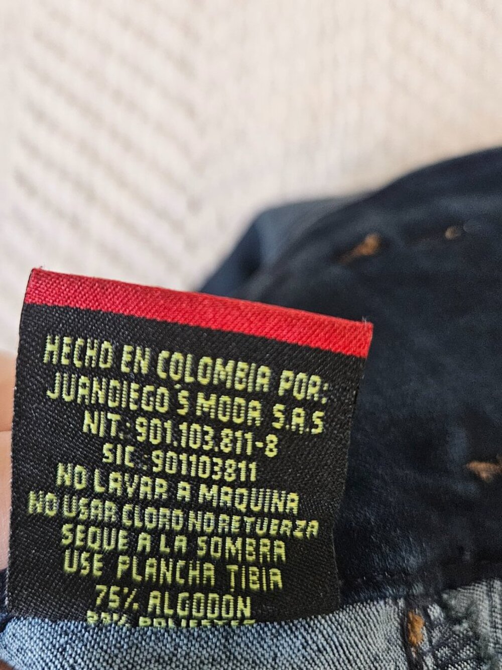 Carisma Jeans Colombian Push Up Skinny Jeans Dark Wash Sequin Circuit Pockets 14 - Picture 8 of 10